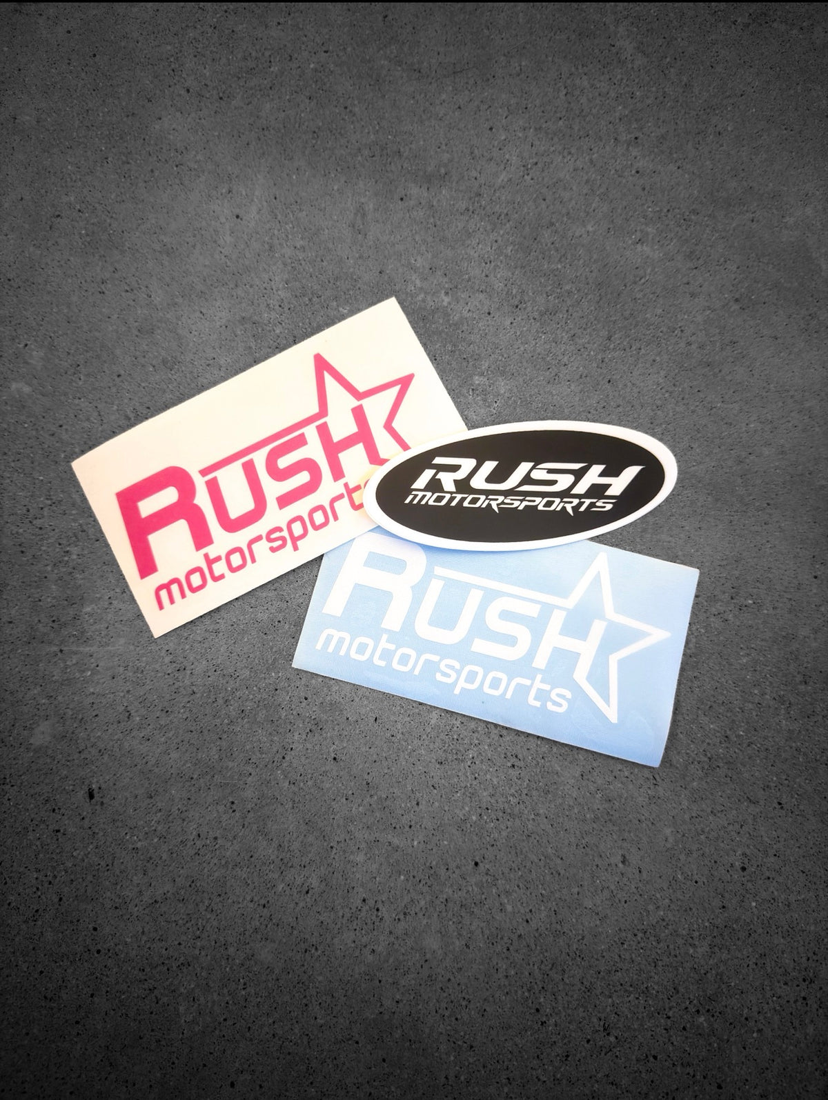 Rush Motorsports Sticker Pack